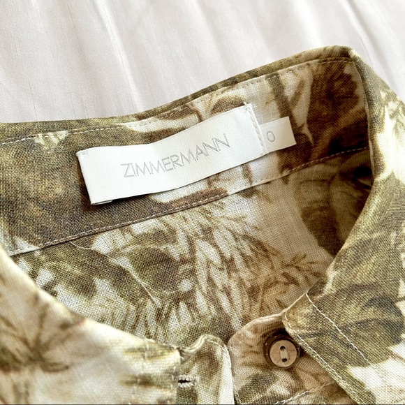 💔SOLD $595 Zimmermann Brighton Linen Romper - Picture 6 of 7